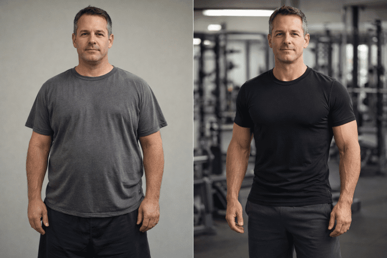 weight loss before and after