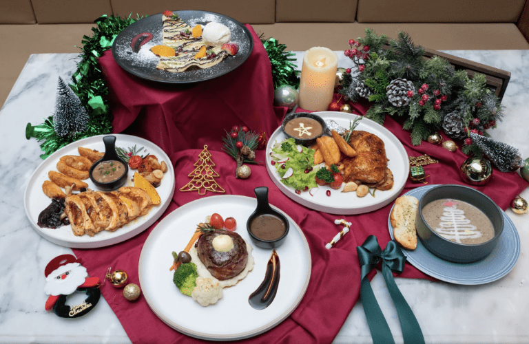 meals on a table