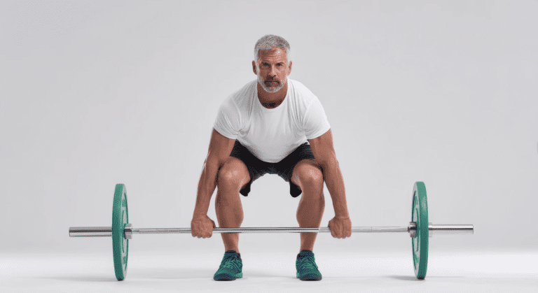 man weightlifting
