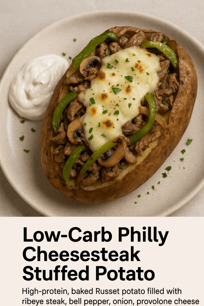 Low-carb Philly cheesesteak
