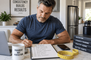 Tracking progress while reducing visceral fat after 40